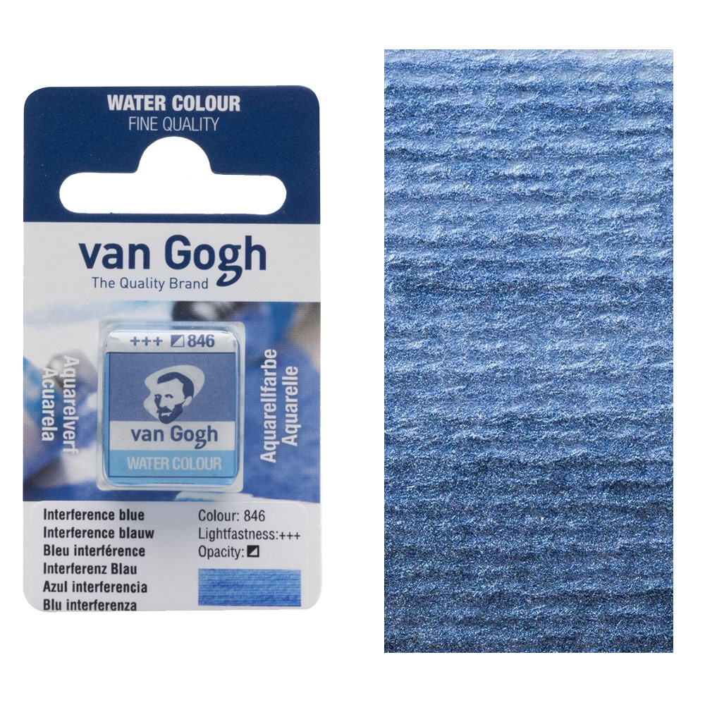 Van Gogh Watercolour Half Pan Interference Blue