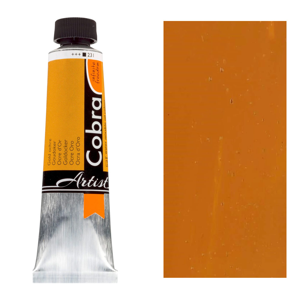 Cobra Water Mixable Oil Color 40ml Gold Ochre