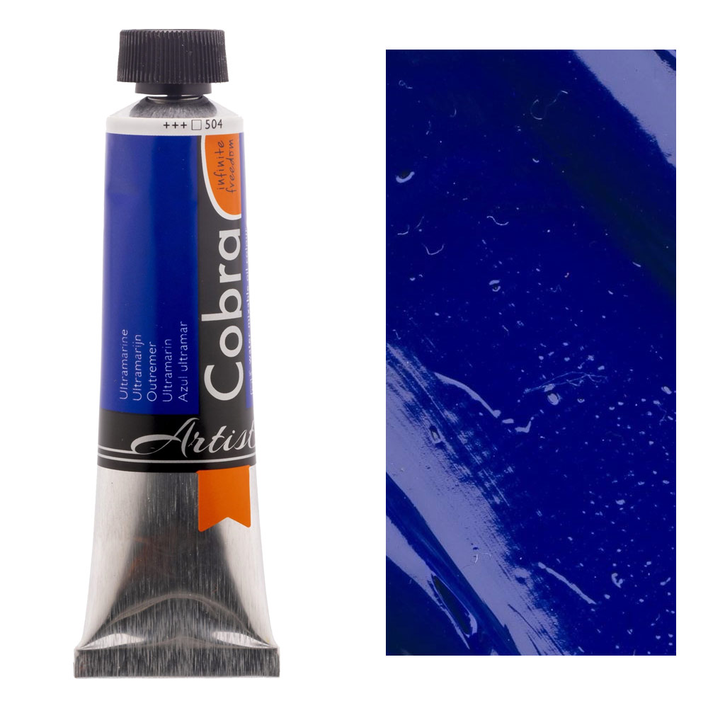 Cobra Water Mixable Oil Color 40ml Ultramarine