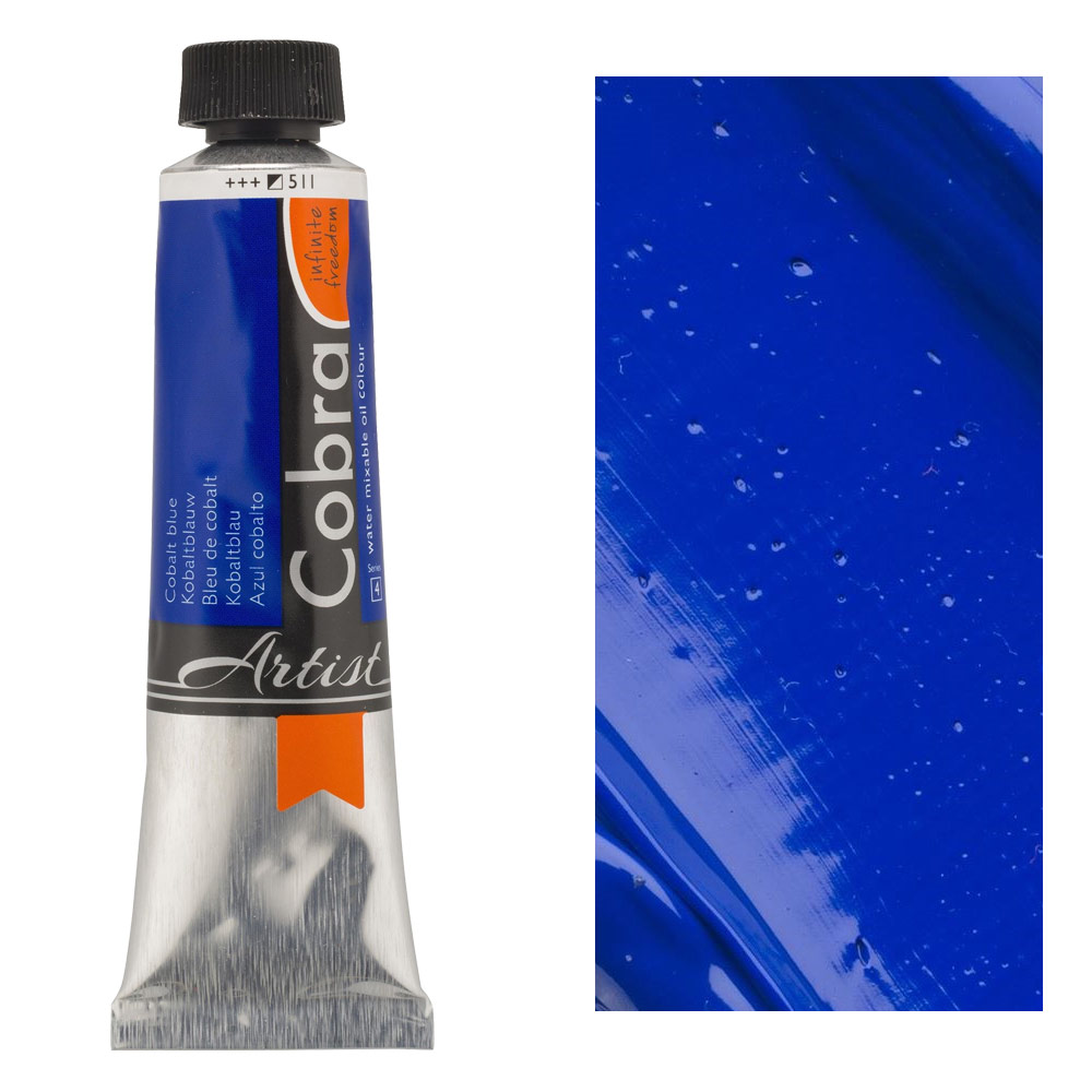 Cobra Water Mixable Oil Color 40ml Cobalt Blue