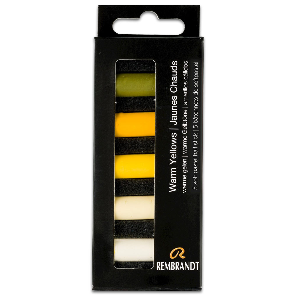 Rembrandt Soft Pastel Half Stick 5 Set Warm Yellows