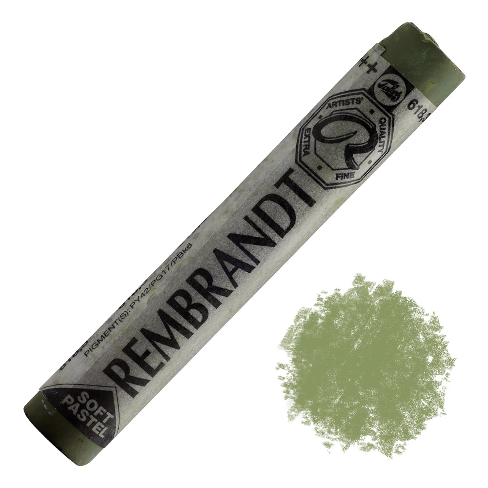 Rembrandt Extra Fine Artists' Quality Soft Pastel Perm. Green Light 618.3