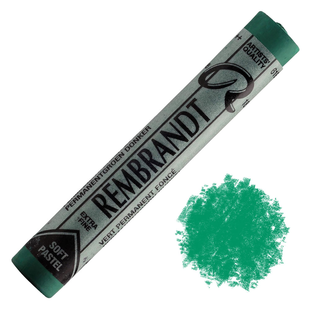 Rembrandt Extra Fine Artists' Quality Soft Pastel Perm. Green Deep 619.3