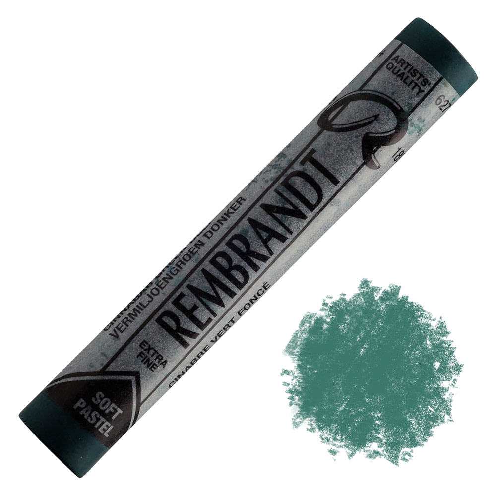 Rembrandt Extra Fine Artists' Quality Soft Pastel Cinnabar Green Deep 627.5