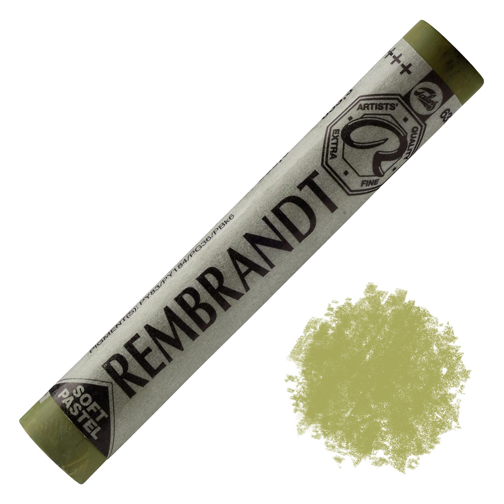 Rembrandt Extra Fine Artists' Quality Soft Pastel Perm. Yellow Green 633.3