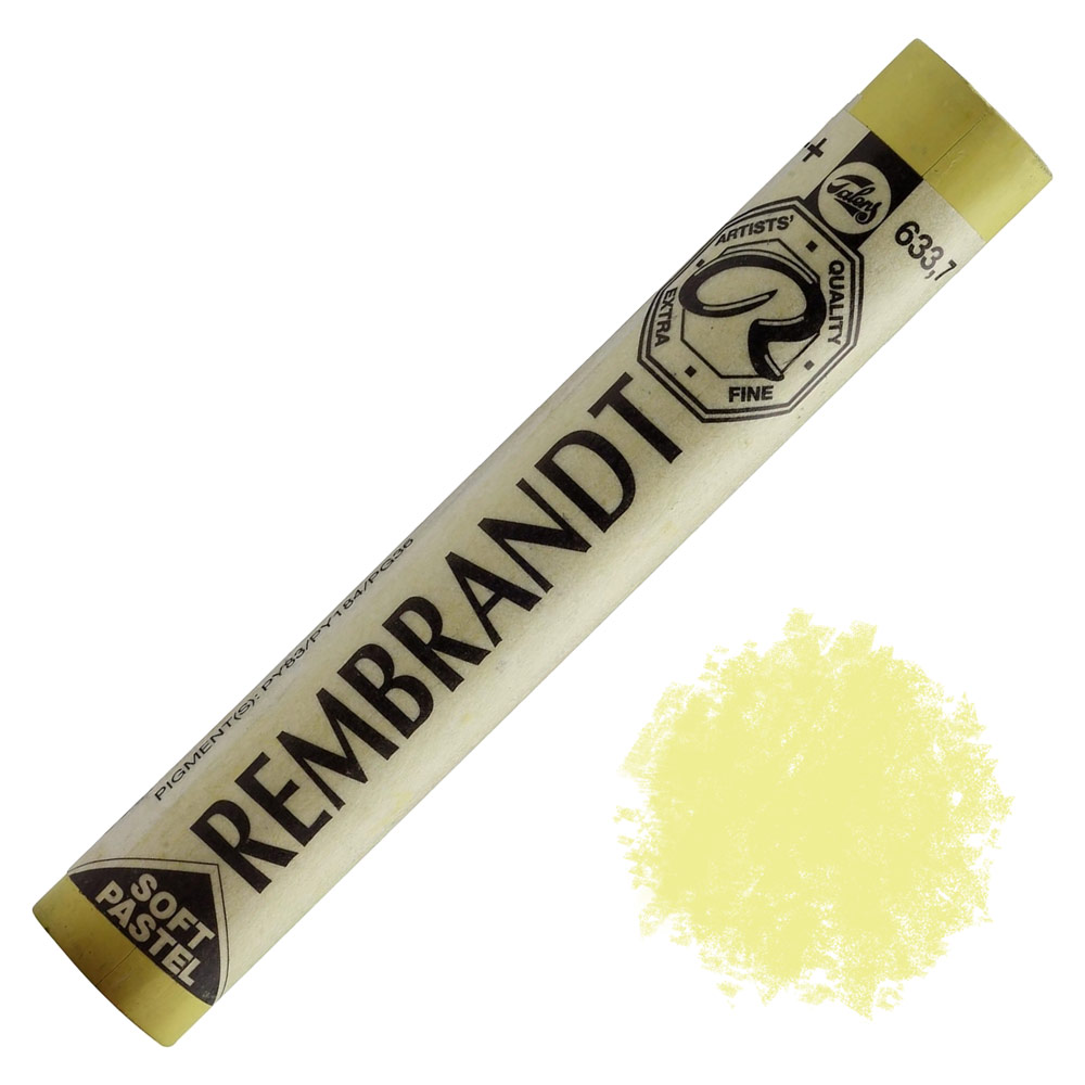 Rembrandt Extra Fine Artists' Quality Soft Pastel Perm. Yellow Green 633.7