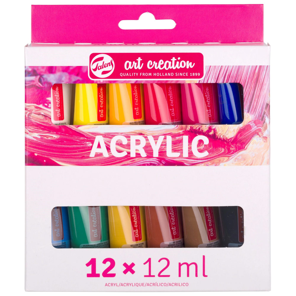 Talens Art Creation Acrylic Paint 12 x 12ml Set