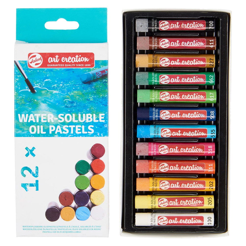 Talens Art Creation Water-Soluble Oil Pastels 12 Set
