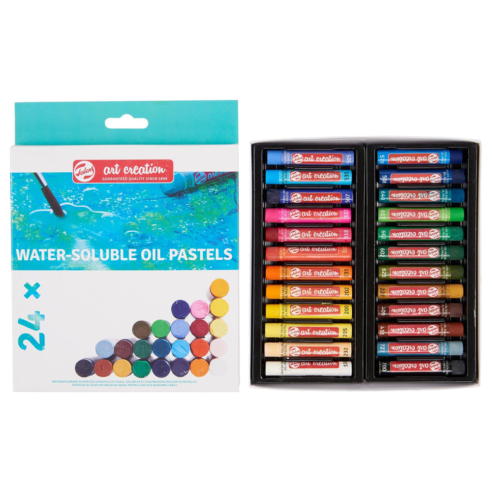 Talens Art Creation Water-Soluble Oil Pastels 24 Set