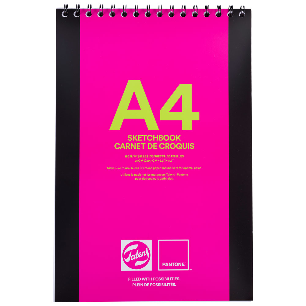 Talens A4 Pantone Sketchbook 30 Sheets 8.3"x11.7"