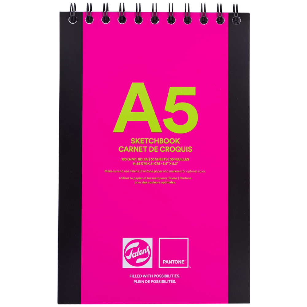 Talens A5 Pantone Sketchbook 30 Sheets 5.8"x8.3"