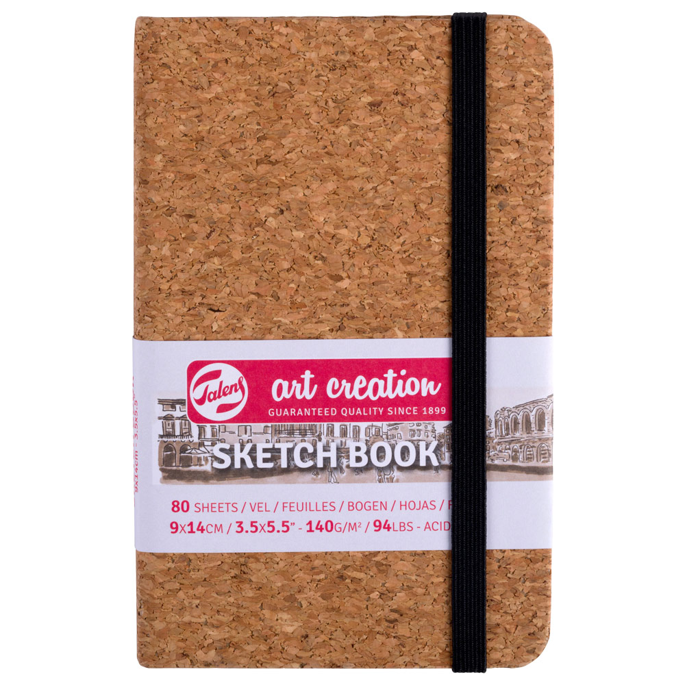 Talens Art Creation Sketchbook 80 Sheets 3.5"x5.5" Cork