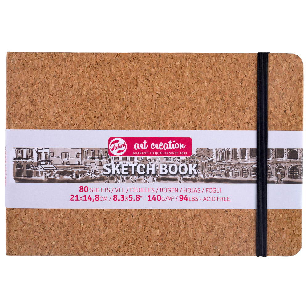 Talens Art Creation Sketchbook 80 Sheets 8.3"x5.8" Cork