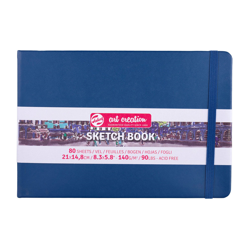 Talens Art Creation Sketchbook 80 Sheets 8.3"x5.8" Navy Blue