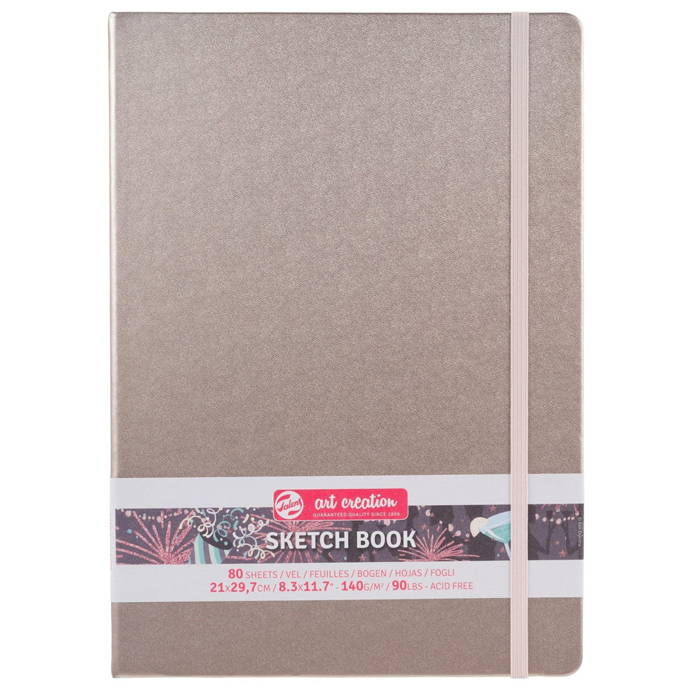 Talens Art Creation Sketchbook 80 Sheets 8.3"x11.7" Pink Champagne