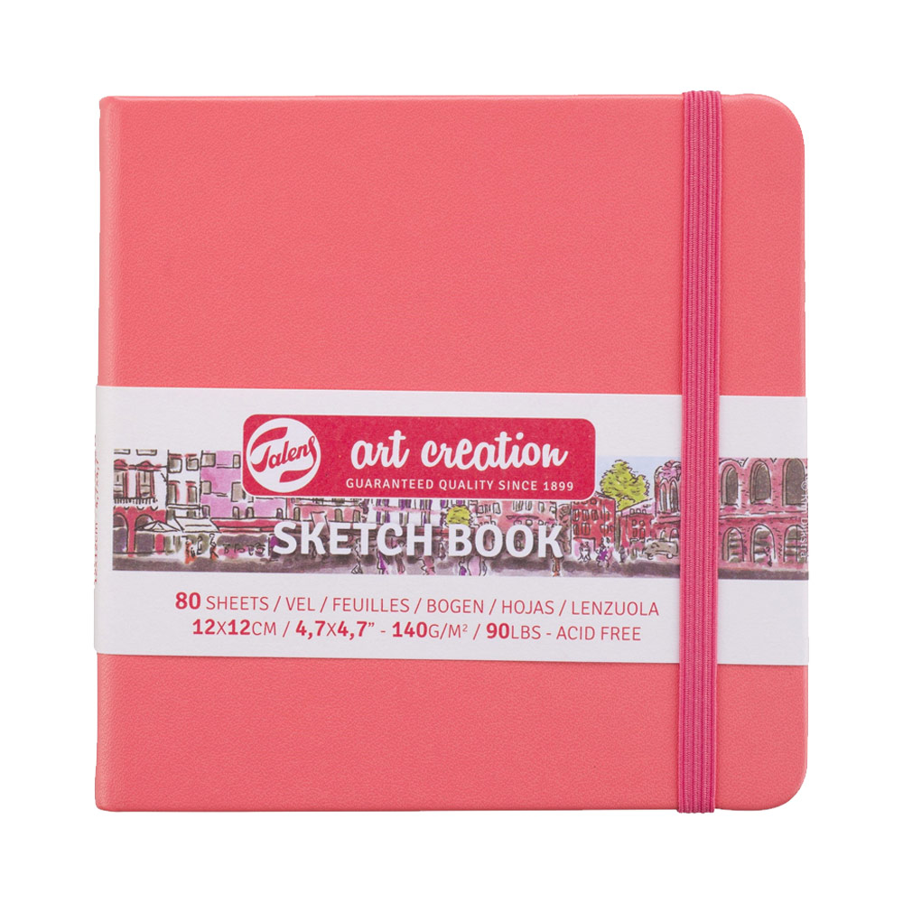 Talens Art Creations Sketchbook - Pastel Pink, 4.7 x 4.7