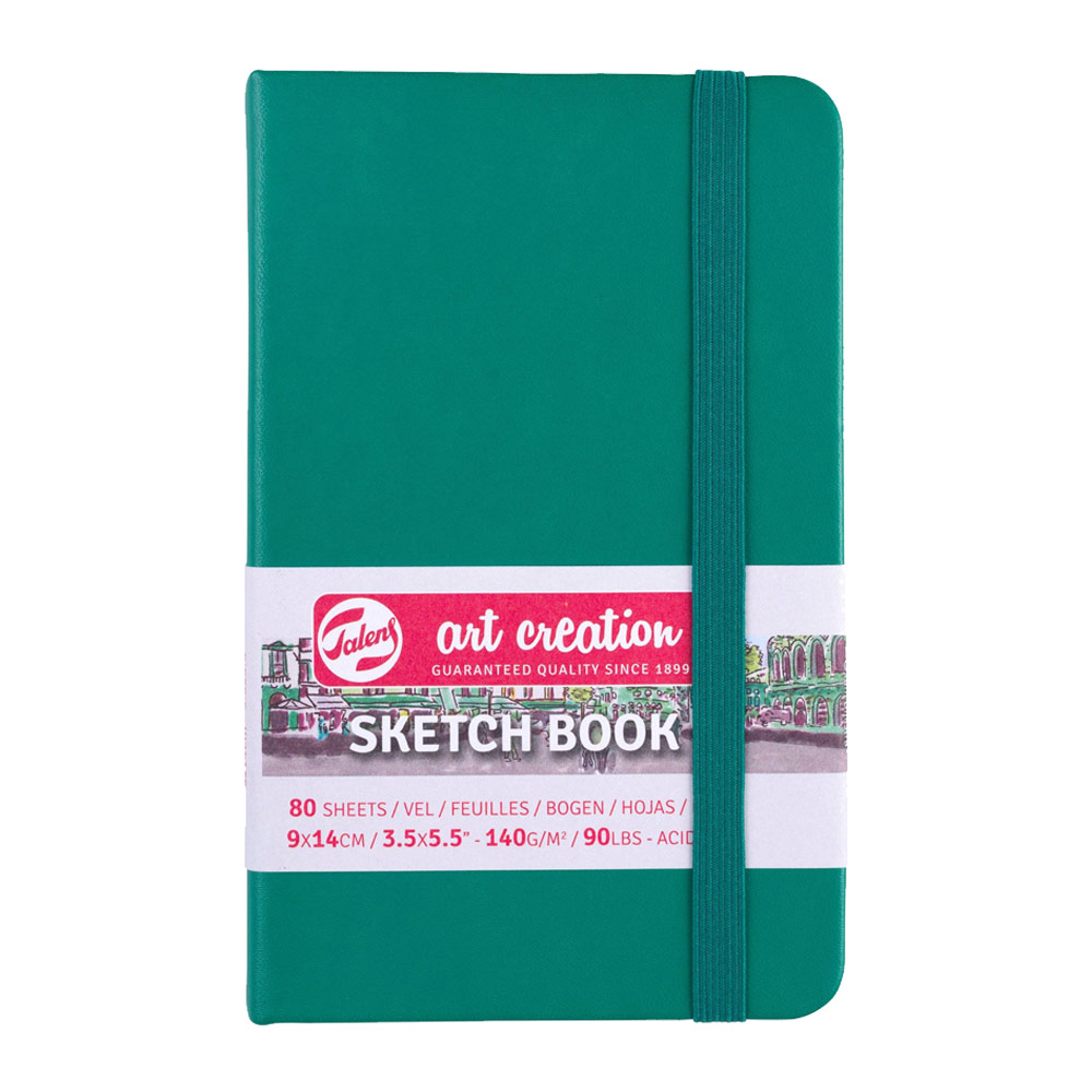 Talens Art Creation Sketchbook 80 Sheets 3.5"x5.5" Forest Green