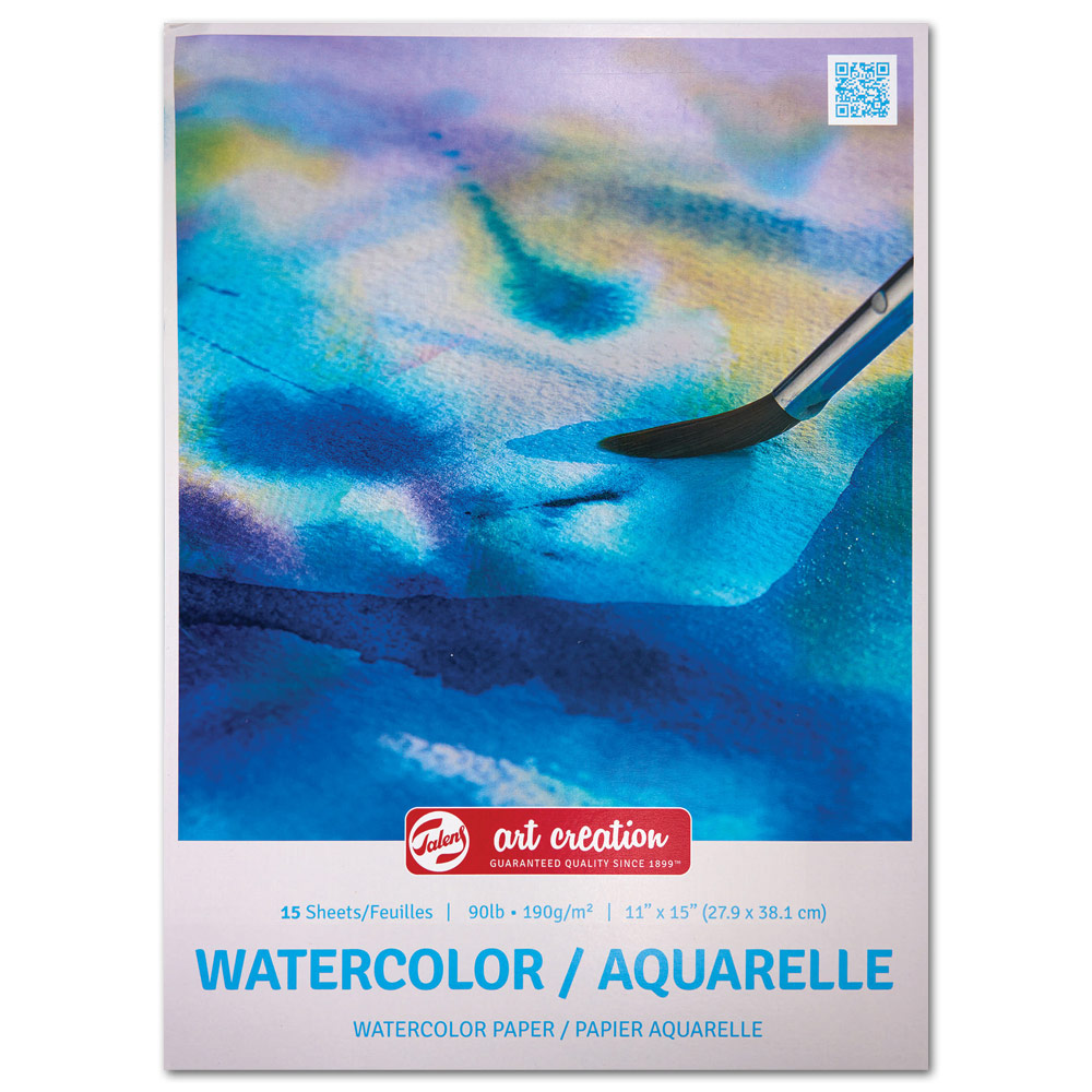 Talens Art Creation Watercolor Paper Pad 90lb 15 Sheets 11"x15"