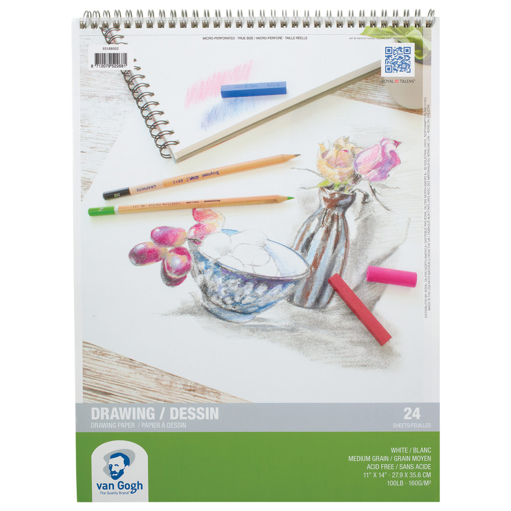 Van Gogh Drawing Paper Pad 100lb 24 Sheets 11"x14"