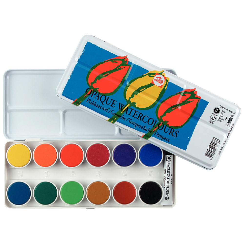 Talens Opaque Watercolor 12 Set