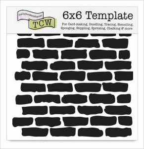 The Crafter's Workshop 6x6 Template - Bricks
