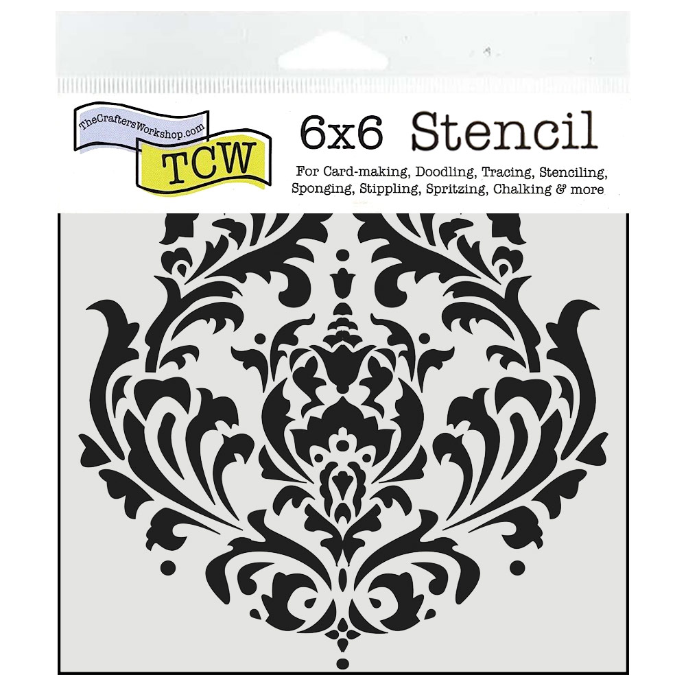 The Crafter's Workshop Stencil 6"x6" Brocade