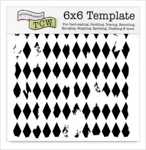 The Crafter's Workshop 6x6 Template - Harlequin