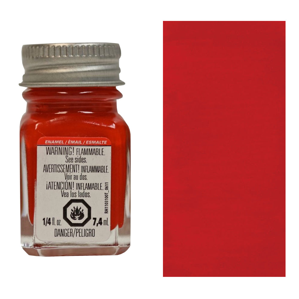 Testors Enamel Paint 0.25oz Red