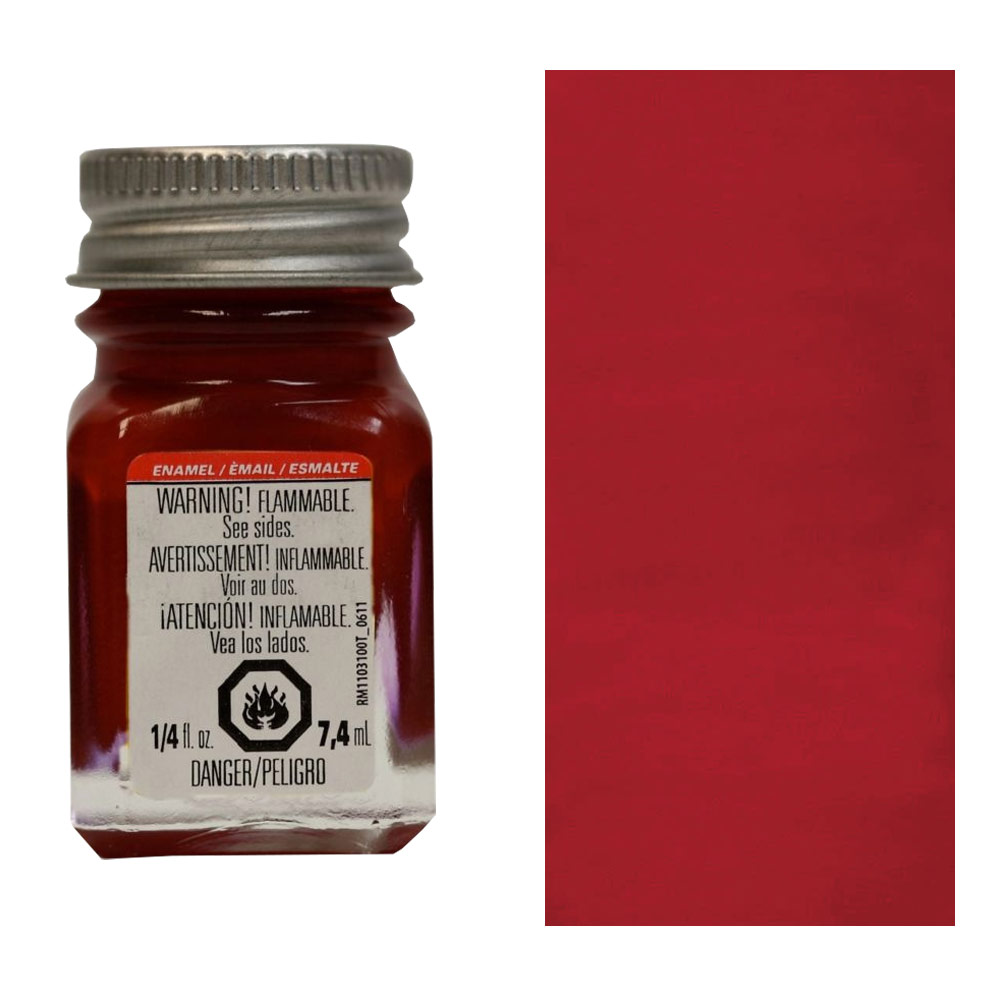 Testors Enamel Paint 0.25oz Dark Red