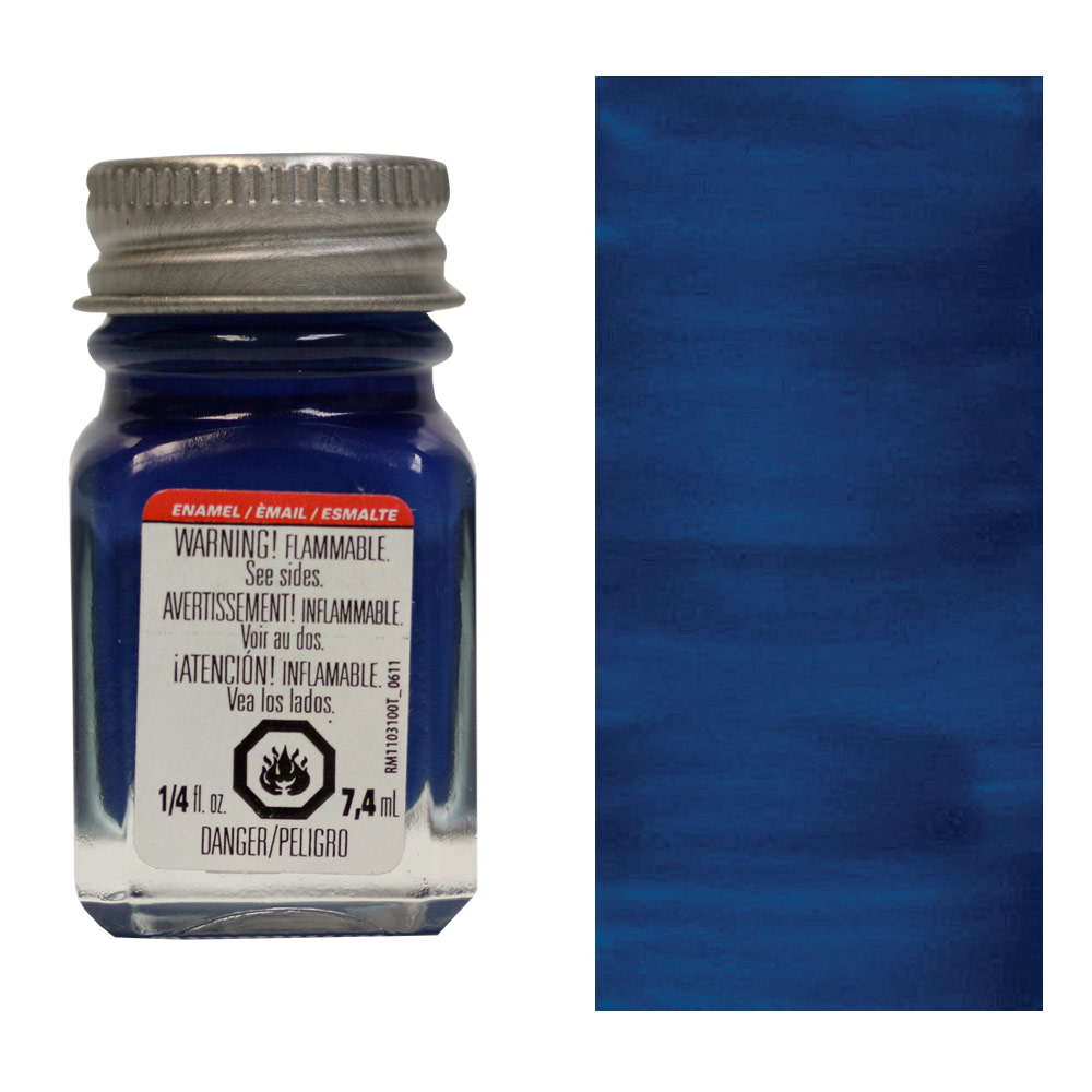 Rust-Oleum Testors 1110TT ¼ fl. oz. Gloss Bright Blue Enamel Paint
