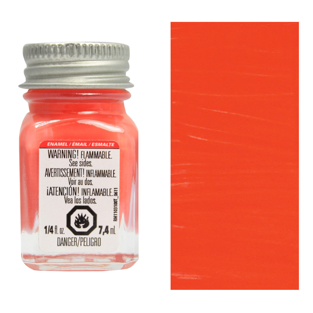 Testors Enamel Paint 0.25oz Orange