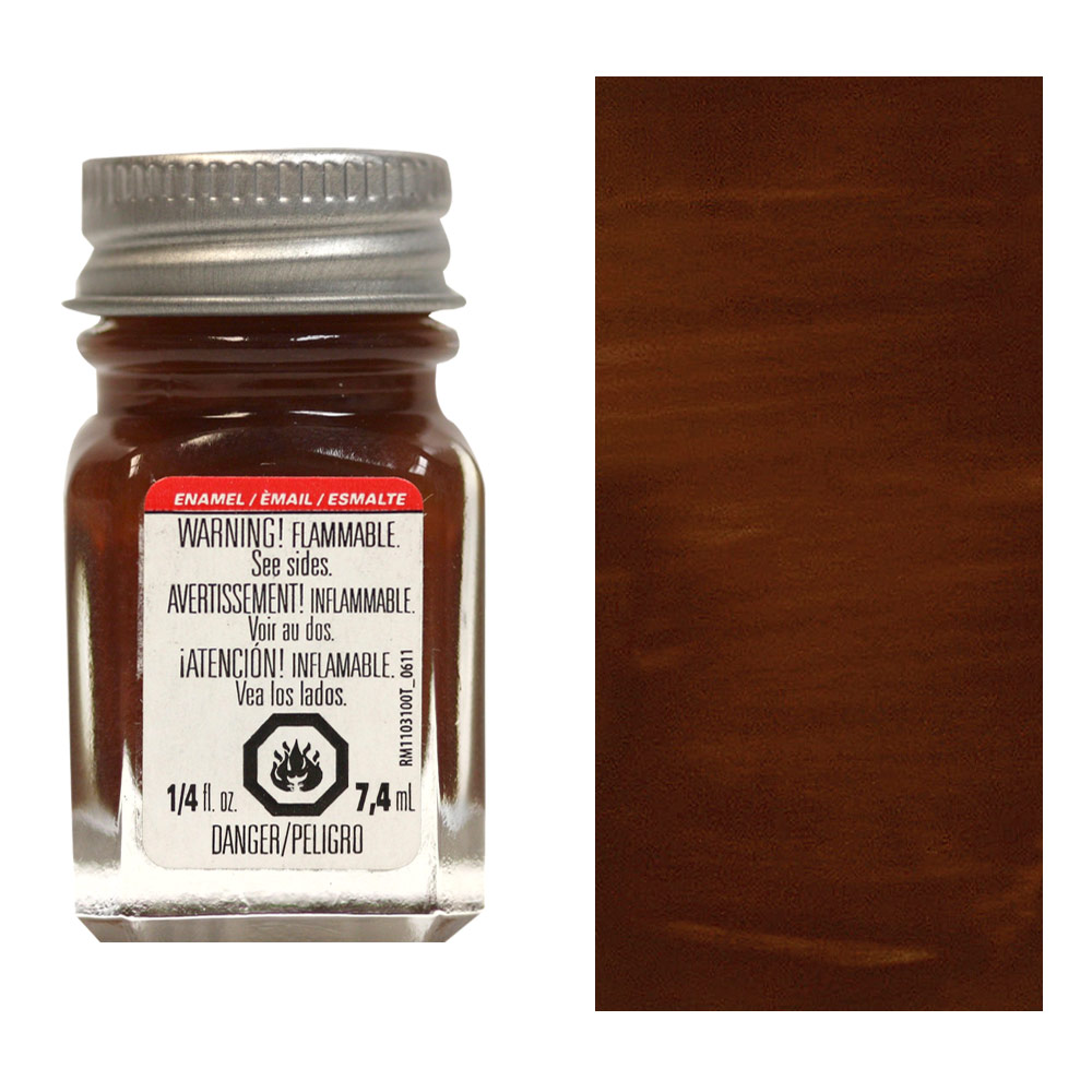 Testors Enamel Paint 0.25oz Brown