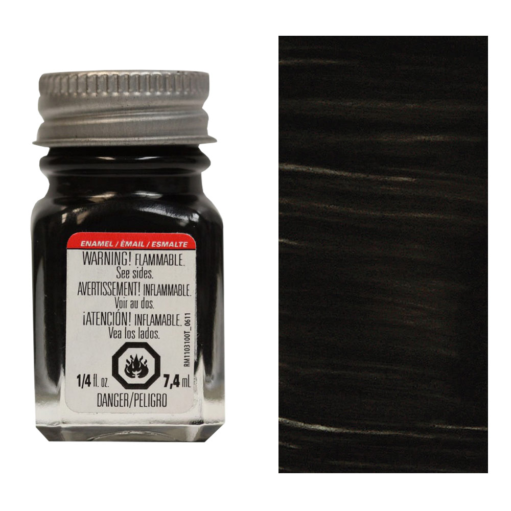 Enamel Paint, outlet .25 oz., Gloss Black