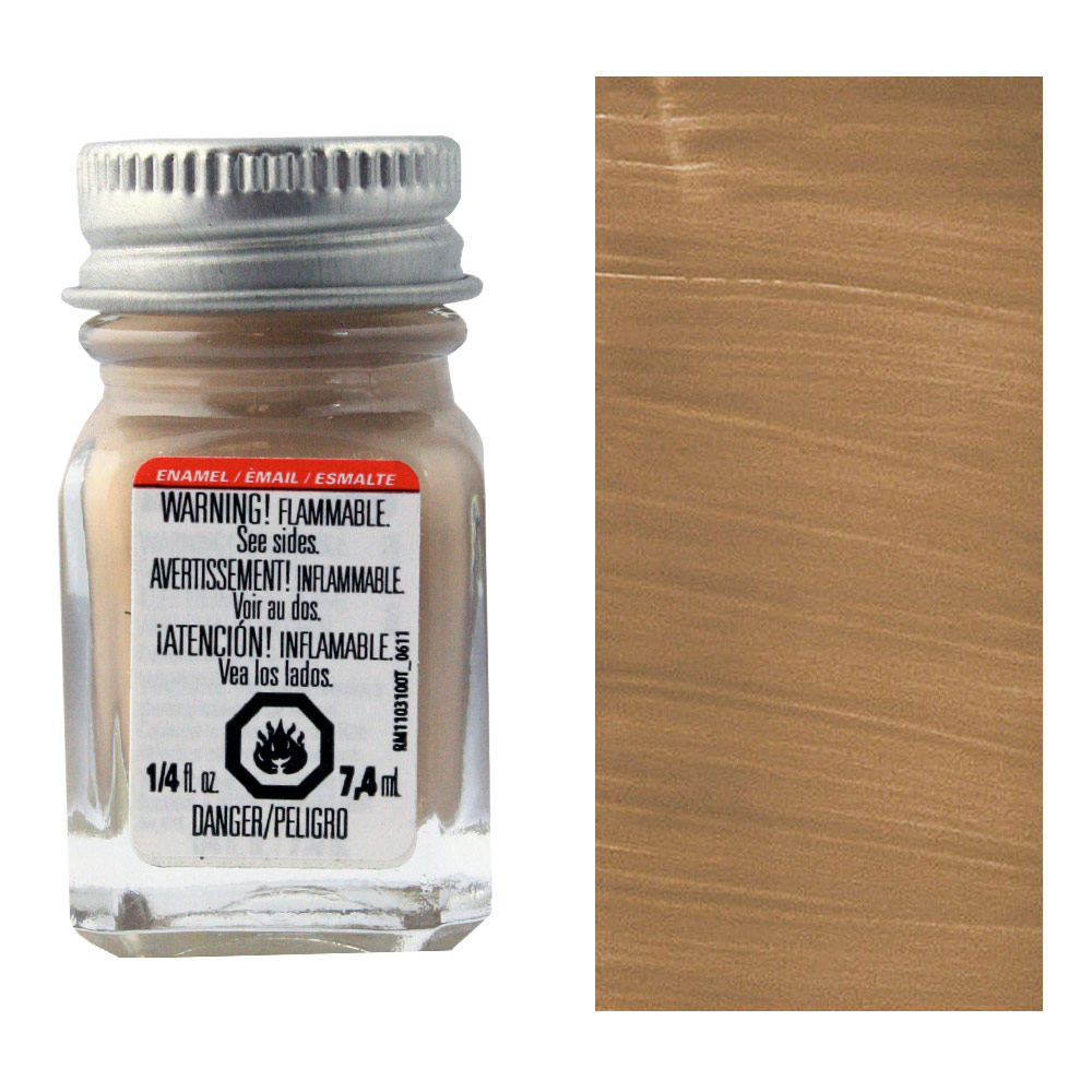 Testors Enamel Paint 0.25oz Flat Desert Tan