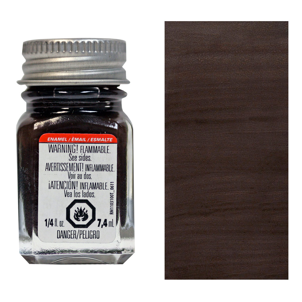 Testors Enamel Paint 0.25oz Rubber