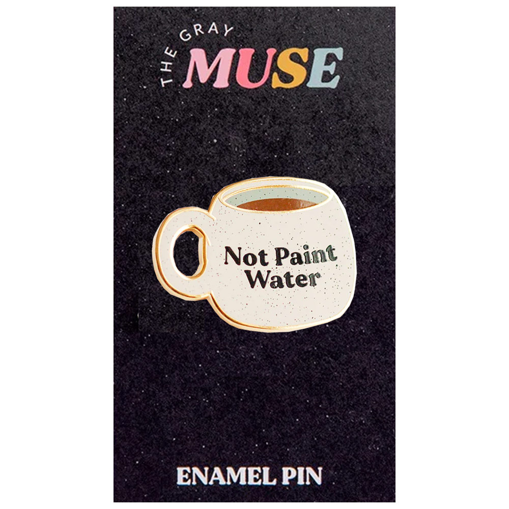 The Gray Muse Enamel Pin Not Paint Water Cup