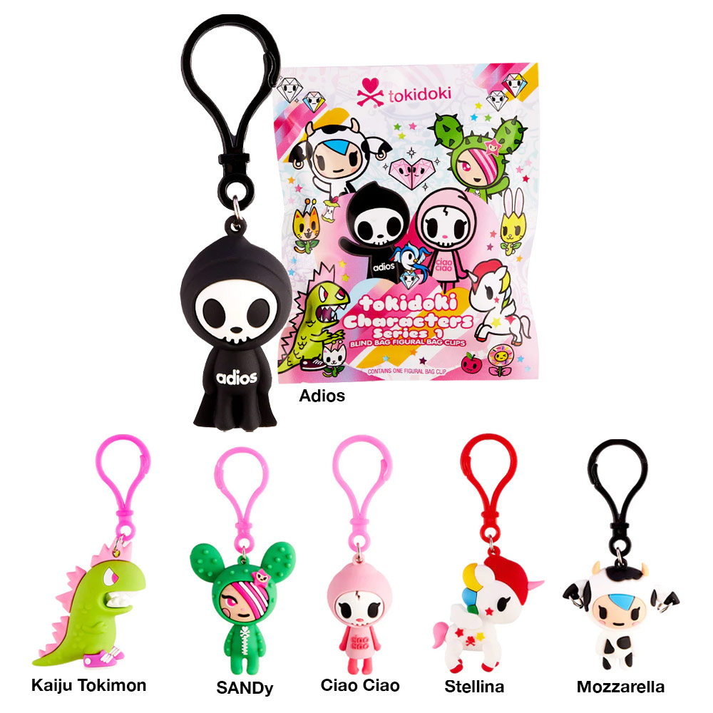 Tokidoki Characters Figural Bag Clips Series 1 Blind Bag