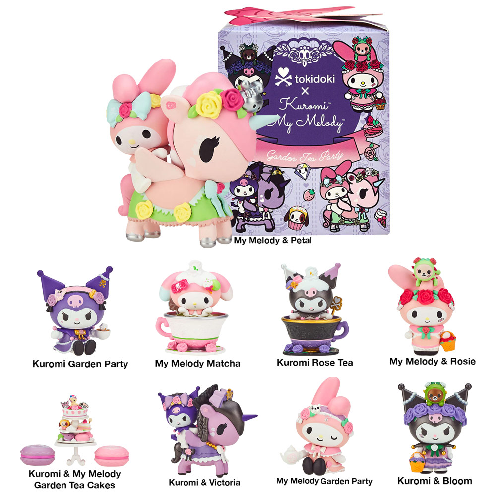 Tokidoki x Kuromi My Melody Blind Box Garden Tea Party