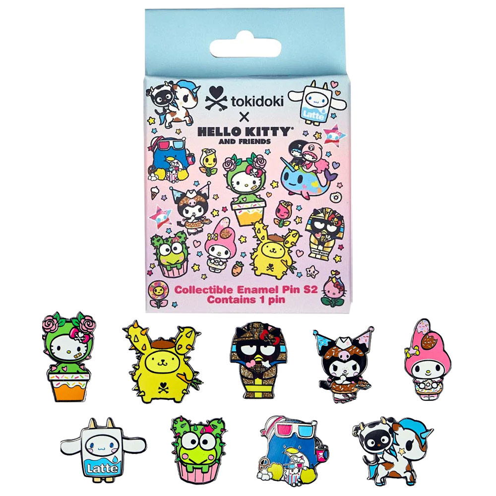 Tokidoki x Hello Kitty and Friends Series 2 Enamel Pin Blind Box