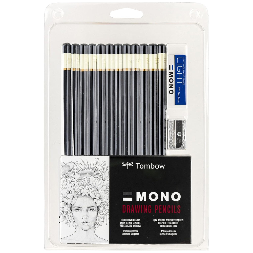 Tombow MONO Graphite Drawing Pencil 12 Set