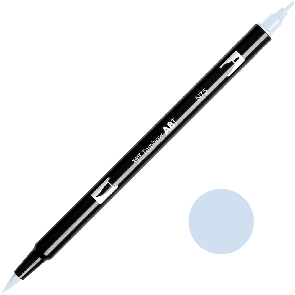 Tombow Dual Brush Pen N75 Cool Gray 3