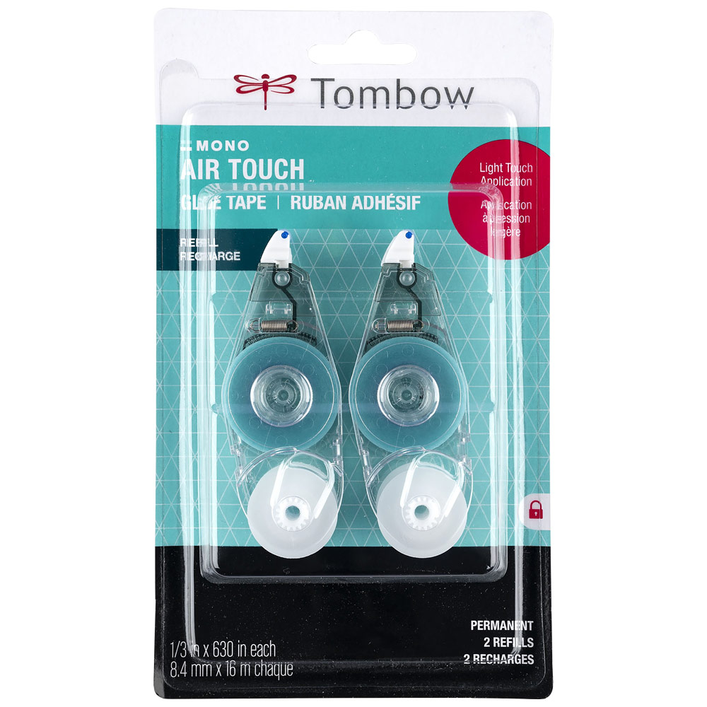 Tombow MONO Air Touch Adhesive Refill 2 Pack