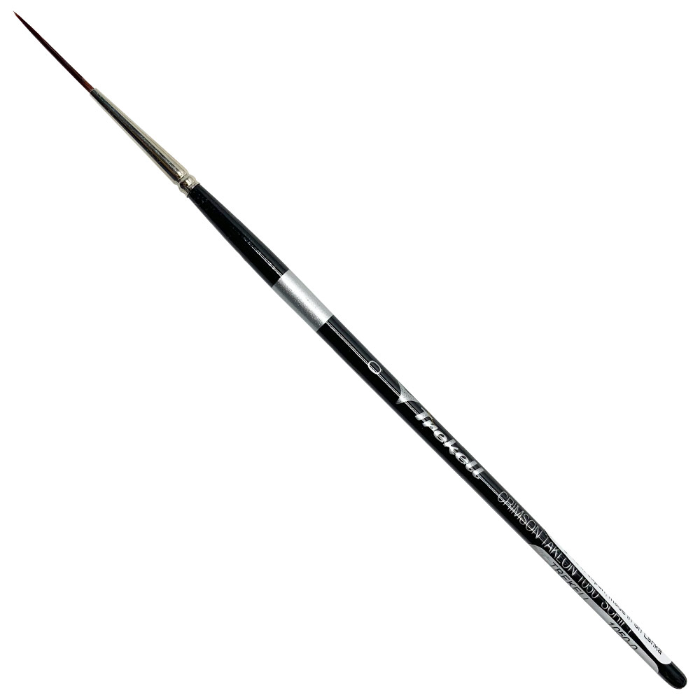 Trekell Crimson Taklon Synthetic 6" Short Brush Series 1050 Script #0
