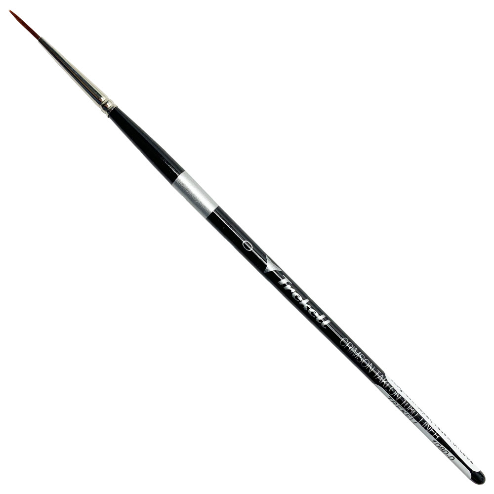 Trekell Crimson Taklon Synthetic 6" Short Brush Series 1080 Liner #0