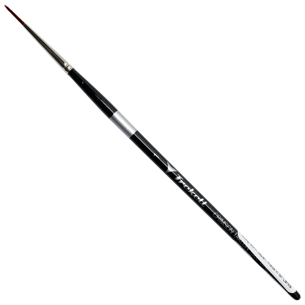 Trekell Crimson Taklon Synthetic 6" Short Brush Series 1080 Liner #1