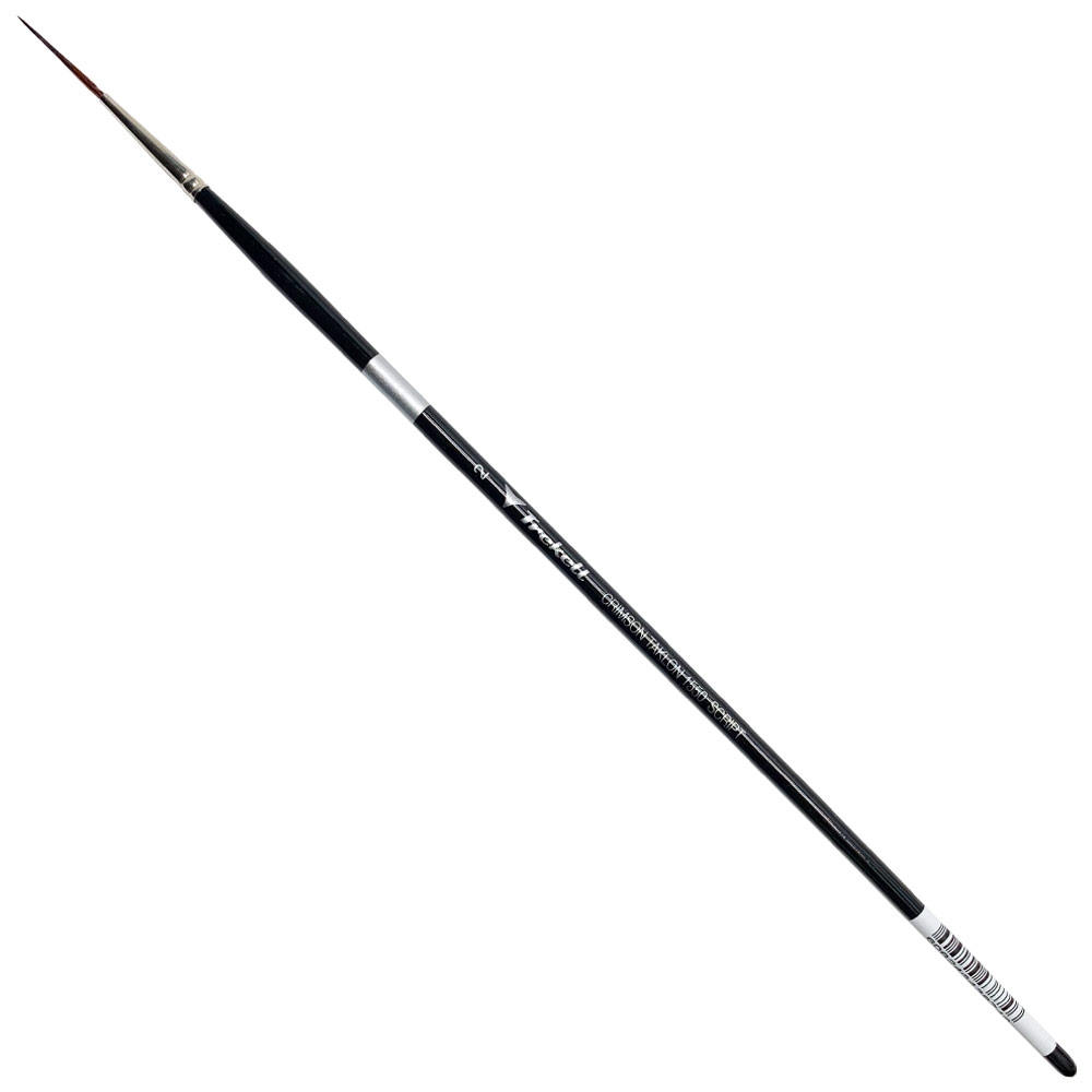 Trekell Crimson Taklon Synthetic 10" Long Brush Series 1550 Script #2