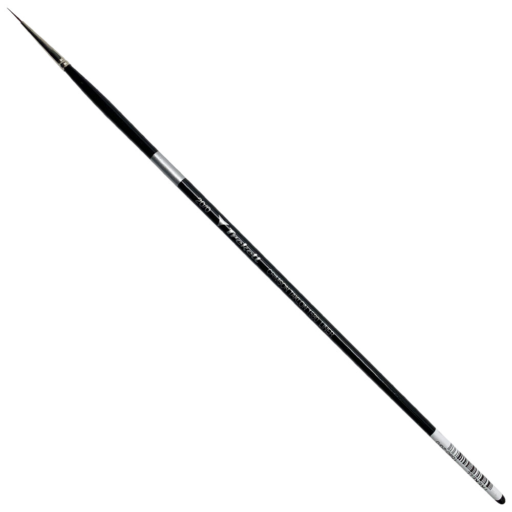 Trekell Crimson Taklon Synthetic 10" Long Brush Series 1580 Liner #20/0