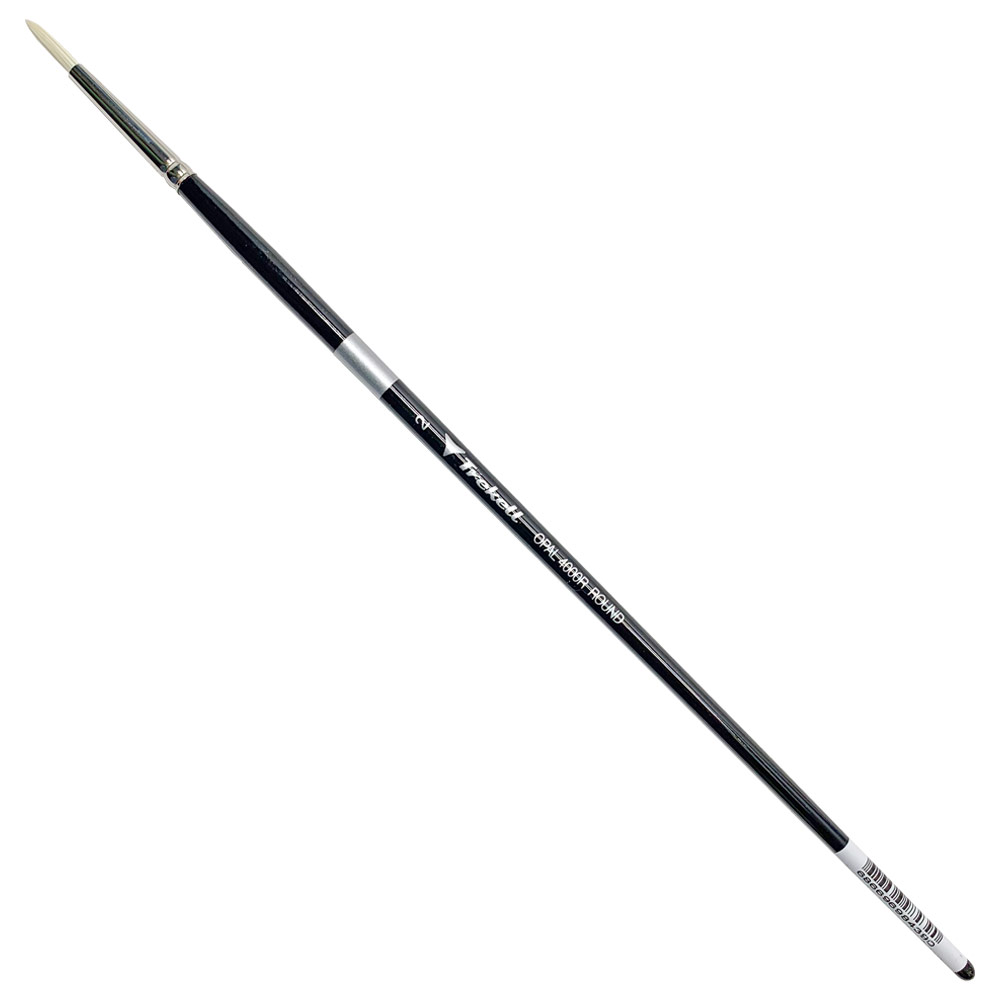 Trekell Opal Synthetic Hog Bristle Brush Series 4000R Round #2