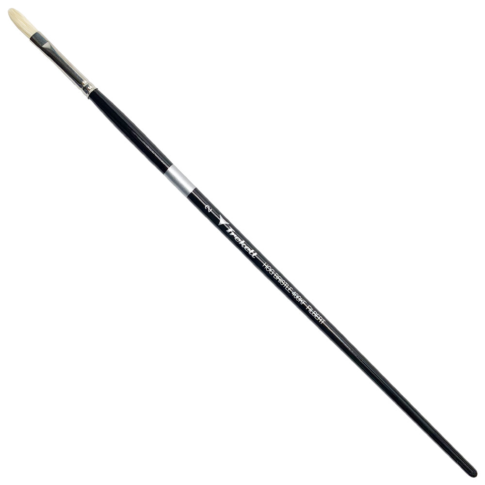 Trekell Chungking Hog Bristle Brush Series 400KF Filbert #2