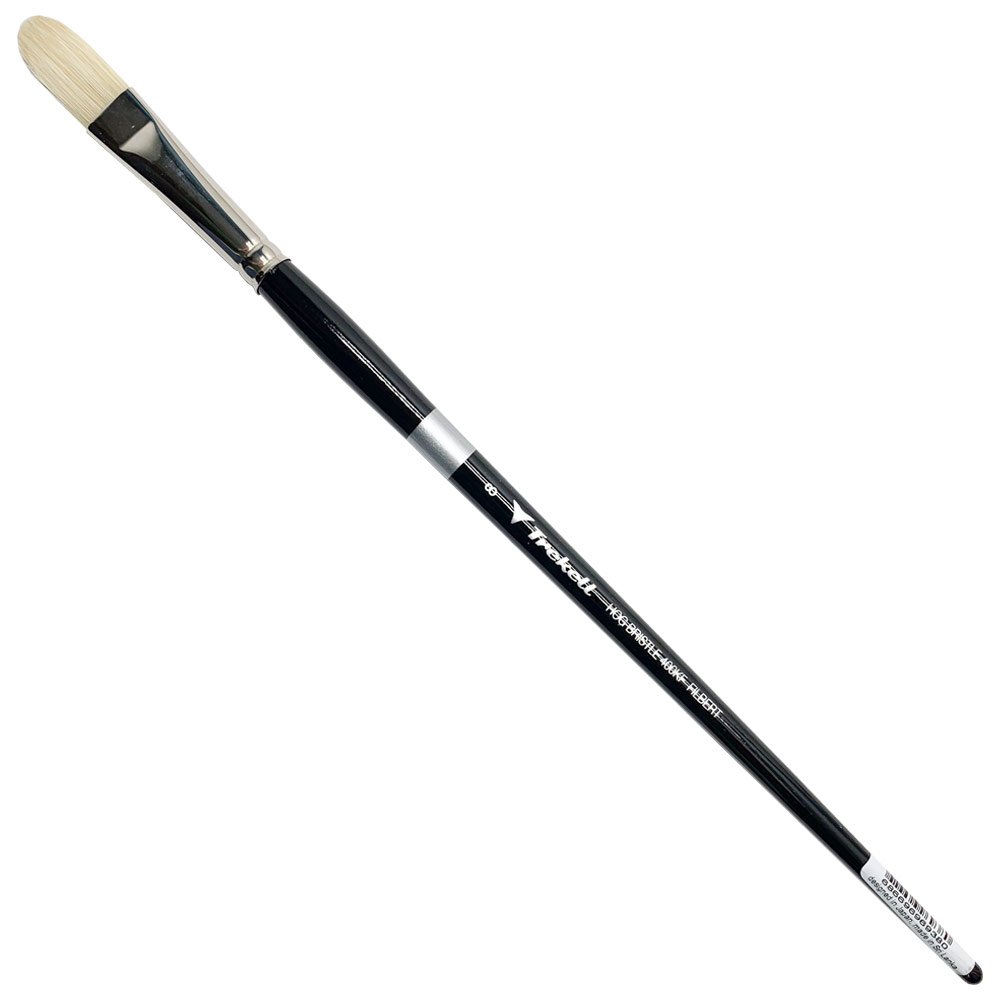 Trekell Chungking Hog Bristle Brush Series 400KF Filbert #8